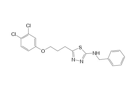 1,3,4-Thiadiazol-2-amine, 5-[3-(3,4-dichlorophenoxy)propyl]-N-(phenylmethyl)-