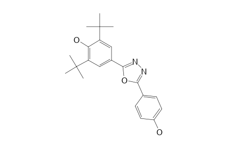 2,6-DI-TERT.-BUTYL-4-[5-(4-HYDROXYPHENYL)-1,3,4-OXADIAZOL-2-YL]-PHENOL