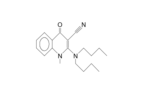 2-Dibutylamino-1-methyl-4(1H)-quinolone-3-carbonitrile