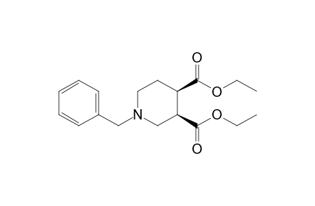 (+-)-Ethyl cis-1-Benzyl-3-ethoxycarbonylpiperidine-4-carboxylate