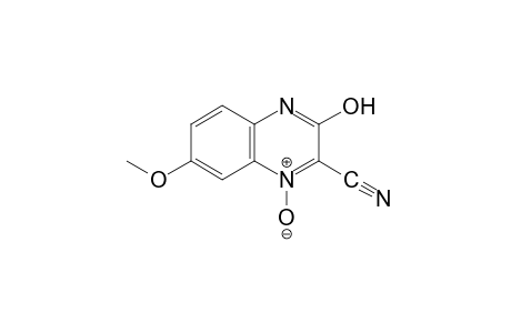 3,4-dihydro-7-methoxy-3-oxo-2-quinoxalinecarbonitrile, 1-oxide