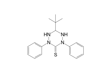 6-tert-Butyl-2,4-diphenyl-1,2,4,5-tetrazinane-3-thione