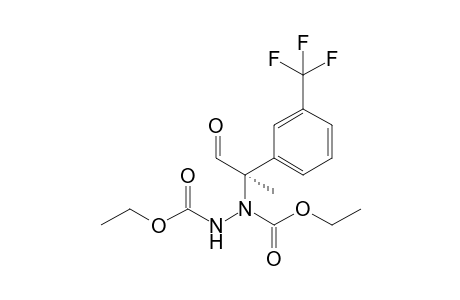 Diethyl (R)-1-(1-oxo-2-(3-(trifluoromethyl)phenyl)propan-2-yl)hydrazine-1,2-dicarboxylate