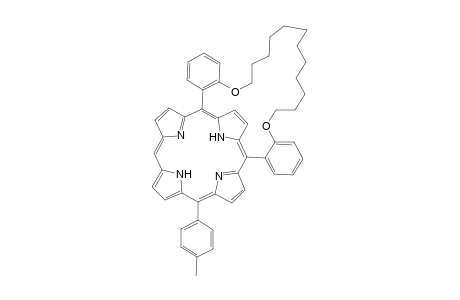 5,10-[2,2'(-Dodecamethyleneoxy)diphenyl]-15-(4-methylphenyl)porphyrin