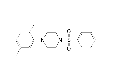 1-(2,5-Dimethylphenyl)-4-[(4-fluorophenyl)sulfonyl]piperazine