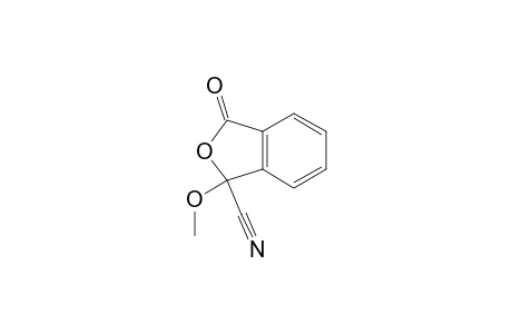 1-Isobenzofurancarbonitrile, 1,3-dihydro-1-methoxy-3-oxo-