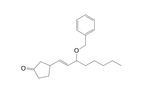 3-[(E)-3-(Benzyloxy)-1-octenyl]cyclopentanone