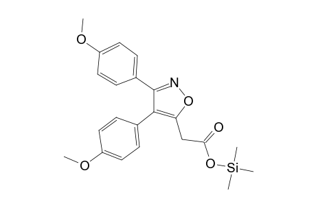 Trimethylsilyl [3,4-bis(4-methoxyphenyl)isoxazol-5-yl]acetate