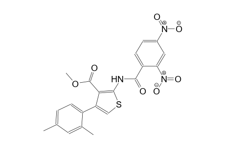 methyl 4-(2,4-dimethylphenyl)-2-[(2,4-dinitrobenzoyl)amino]-3-thiophenecarboxylate
