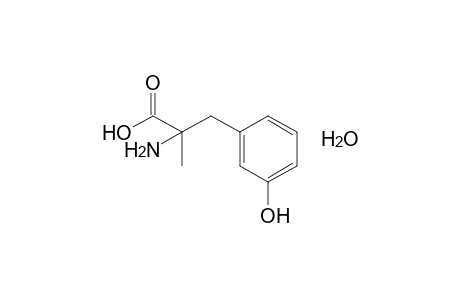 DL-alpha-methyl-m-tyrosine, monohydrate