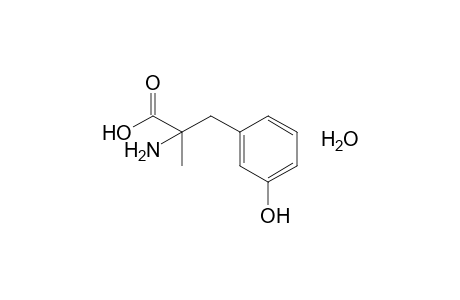 DL-alpha-methyl-m-tyrosine, monohydrate