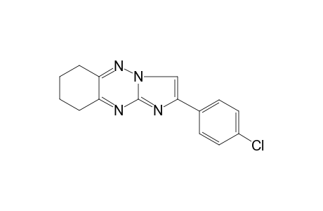 Benzo[e]imidazo[1,2-b][1,2,4]triazine, 2-(4-chlorophenyl)-6,7,8,9-tetrahydro-