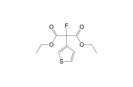 2-Fluoro-2-(3-thienyl)malonic acid diethyl ester