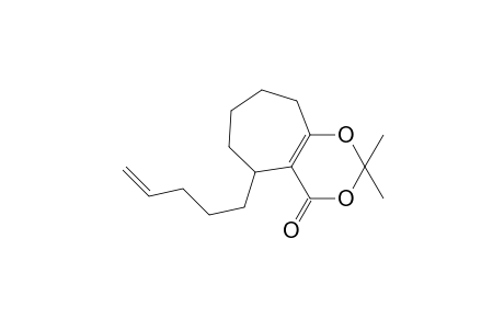 10,10-Dimethyl-9,11-dioxa-2-(4'-pentenyl)bicyclo[5.4.0]undec-1(7)-en-8-one