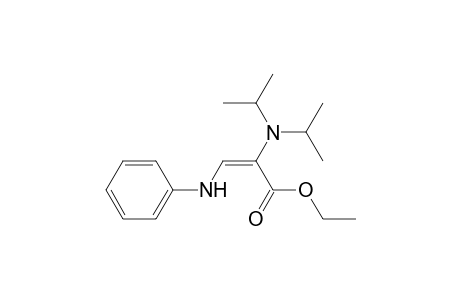 Ethyl (E)-2-diisopropylamino-3-phenylaminopropenoate