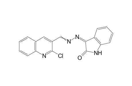 2-Chloroquinoline-3-carbaldehyde[(3Z)-2-oxo-1,2-dihydro-3H-indol-3-ylidene]-hydrazone