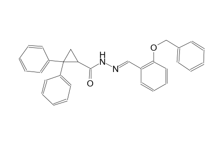 cyclopropanecarboxylic acid, 2,2-diphenyl-, 2-[(E)-[2-(phenylmethoxy)phenyl]methylidene]hydrazide