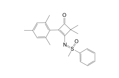 N-[2-(2,4,6-Trimethylphenyl)-4,4-dimethyl-3-oxocyclobut-1-en-1-yl]-S,S-methylphenylsulfoximine