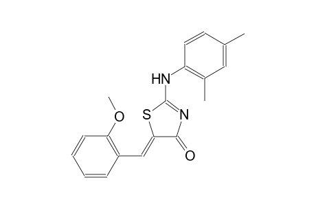 (5Z)-2-(2,4-dimethylanilino)-5-(2-methoxybenzylidene)-1,3-thiazol-4(5H)-one