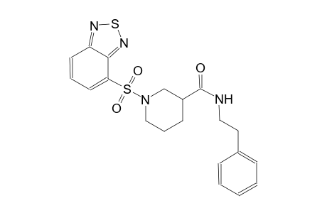 3-piperidinecarboxamide, 1-(2,1,3-benzothiadiazol-4-ylsulfonyl)-N-(2-phenylethyl)-