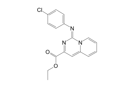 1-(4-CHLOROPHENYL)-IMINO-3-ETHOXYCARBONYL-1H-PYRIDO-[1,2-C]-PYRIMIDINE