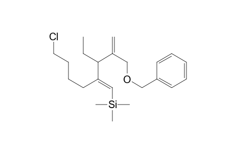 2-(4-Chlorobutyl)-3-ethyl-4-(benzyloxymethyl)-1-(trimethylsilyl)-1,4-pentadiene