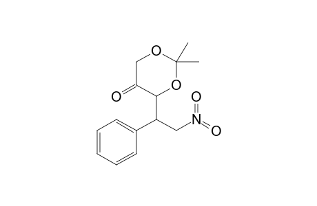 syn-2,2-Dimethyl-4-(1-phenyl-2-nitroethyl)-1,3-dioxan-5-one