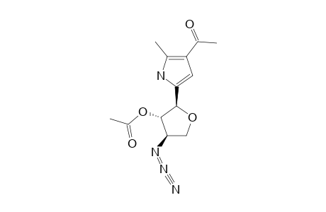 3-ACETYL-5-(2'-O-ACETYL-3'-AZIDO-3'-DEOXY-ALPHA-L-THREOFURANOSYL)-2-METHYLPYRROLE