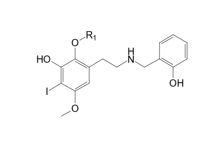 25I-NBOMe-M (O,O-bis-demethyl-HO- glucuronide) isomer-2