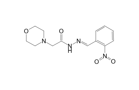 2-(4-Morpholinyl)-N'-[(E)-(2-nitrophenyl)methylidene]acetohydrazide