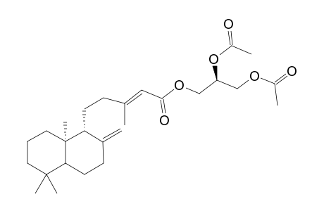 Copalic acid 2,3-diacetoxypropyl ester