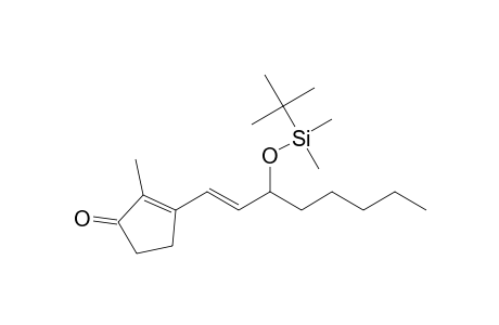3-[(E)-3-[tert-butyl(dimethyl)silyl]oxyoct-1-enyl]-2-methyl-1-cyclopent-2-enone