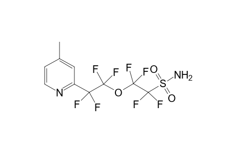 1,1,2,2-Tetrafluoro-2-(1,1,2,2-tetrafluoro-2-(4-methyl-2-pyridyl)ethoxy)ethanesulfonylimide
