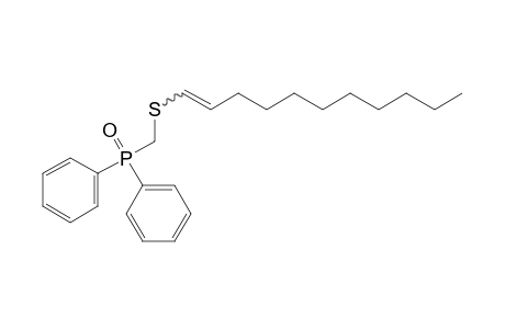 (Diphenylphosphinoyl)methyl(undec-1-enyl)sulfide