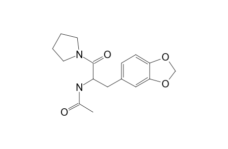 N-(3-(Benzo[D][1,3]dioxol-5-yl)-1-oxo-1-(pyrrolidin-1-yl)propan-2-yl)acetamide