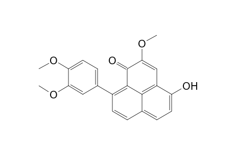 1H-Phenalen-1-one, 9-(3,4-dimethoxyphenyl)-4-hydroxy-2-methoxy-
