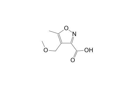 3-isoxazolecarboxylic acid, 4-(methoxymethyl)-5-methyl-