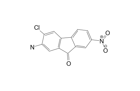 2-Amino-3-chloro-7-nitro-9-fluorenone