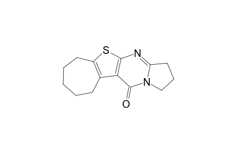 1,2,3,6,7,8,9,10-Octahydro-11H-cyclohepta[4,5]thieno[2,3-d]pyrrolo[1,2-a]pyrimidin-11-one