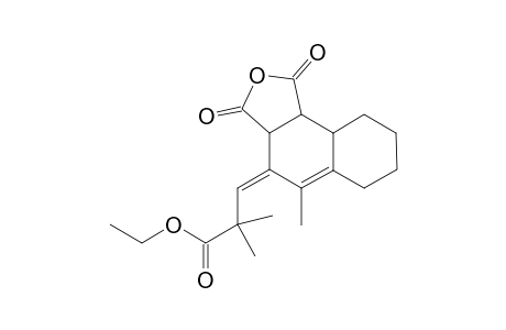 4-[2'-(Ethoxycarbonyl)-2',2'-dimethylethylidene]-5-methylbicyclo[4.4.0]dec-5-ene-2,3-dicarboxylix anhydride