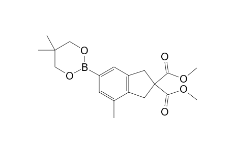 5,5-Dimethyl-2-[7'-methyl-2',2'-(dimethoxycarbonyl)-2',3'-dihydro-1'H-inden-5'-yl]-1,3,2-dioxaborinane