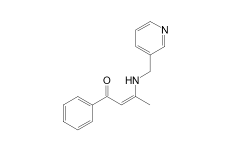 (2Z)-1-Phenyl-3-[(3-pyridinylmethyl)amino]-2-buten-1-one