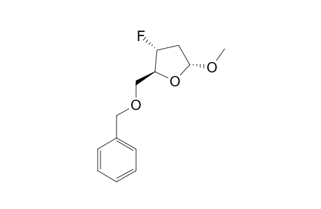 METHYL-5-O-BENZYL-2,3-DIDEOXY-3-FLUORO-ALPHA-D-ERYTHRO-PENTOFURANOSIDE
