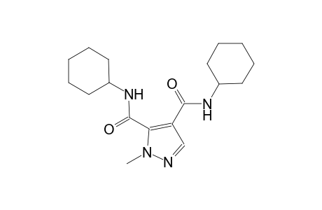 1H-pyrazole-4,5-dicarboxamide, N~4~,N~5~-dicyclohexyl-1-methyl-