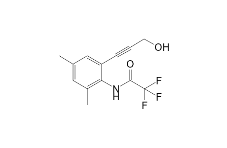 2,2,2-trifluoro-N-(2-(3-hydroxyprop-1-ynyl)-4,6-dimethylphenyl)acetamide