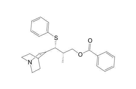 (2RS,3SR)-3-(1'-Azabicyclo[2.2.2]oct-2'-en-3'-yl)-2-methyl-3-(phenylthio)propyl benzoate