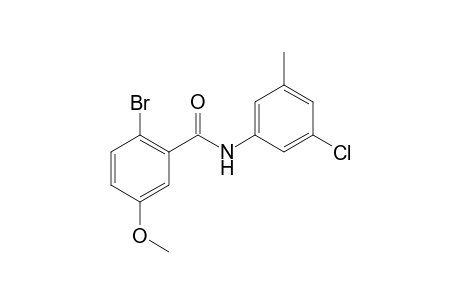 2-Bromo-N-(3-chloro-5-methylphenyl)-5-methoxybenzamide