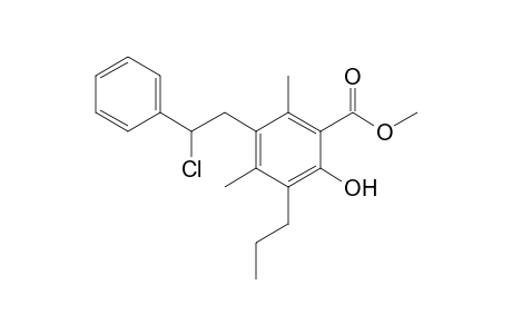 Methyl 5-(2-Chloro-2-phenylethyl)-4,6-dimethyl-3-propylsalicylate
