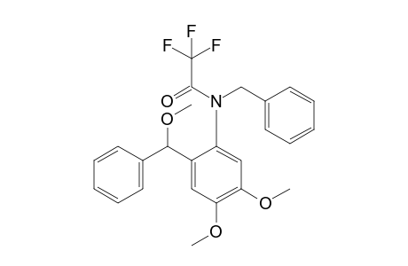 N-benzyl-N-[4,5-dimethoxy-2-[methoxy(phenyl)methyl]phenyl]-2,2,2-trifluoro-acetamide