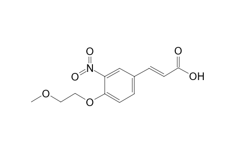 (2E)-3-[4-(2-Methoxyethoxy)-3-nitrophenyl]-2-propenoic acid